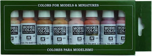 Vallejo Model Color Set: Faces & Skintones