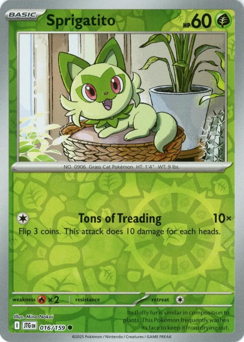 Sprigatito [JTG - 016/159] Non- Foil