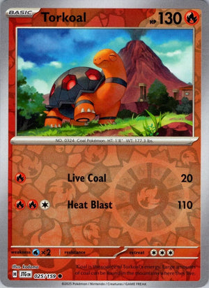 Torkoal [JTG - 025/159] Non- Foil
