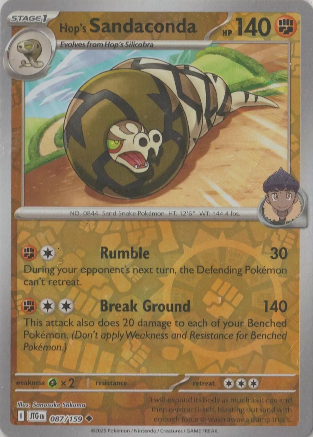 Hop's Sandaconda [JTG - 087/159] Non- Foil