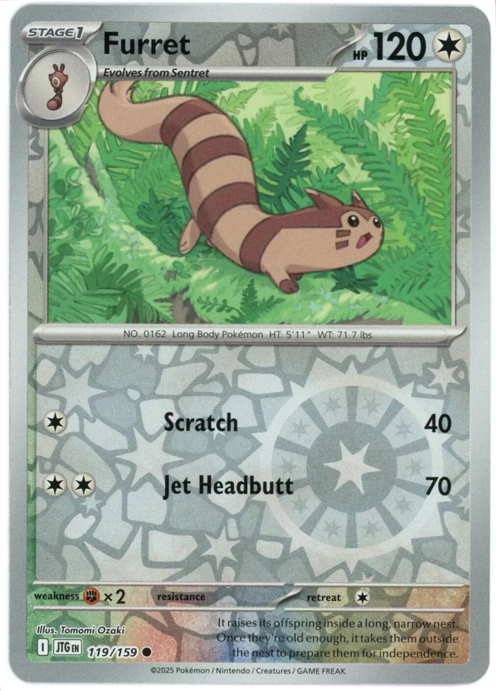 Furret - 119/159 [JTG - 119/159] Non- Foil
