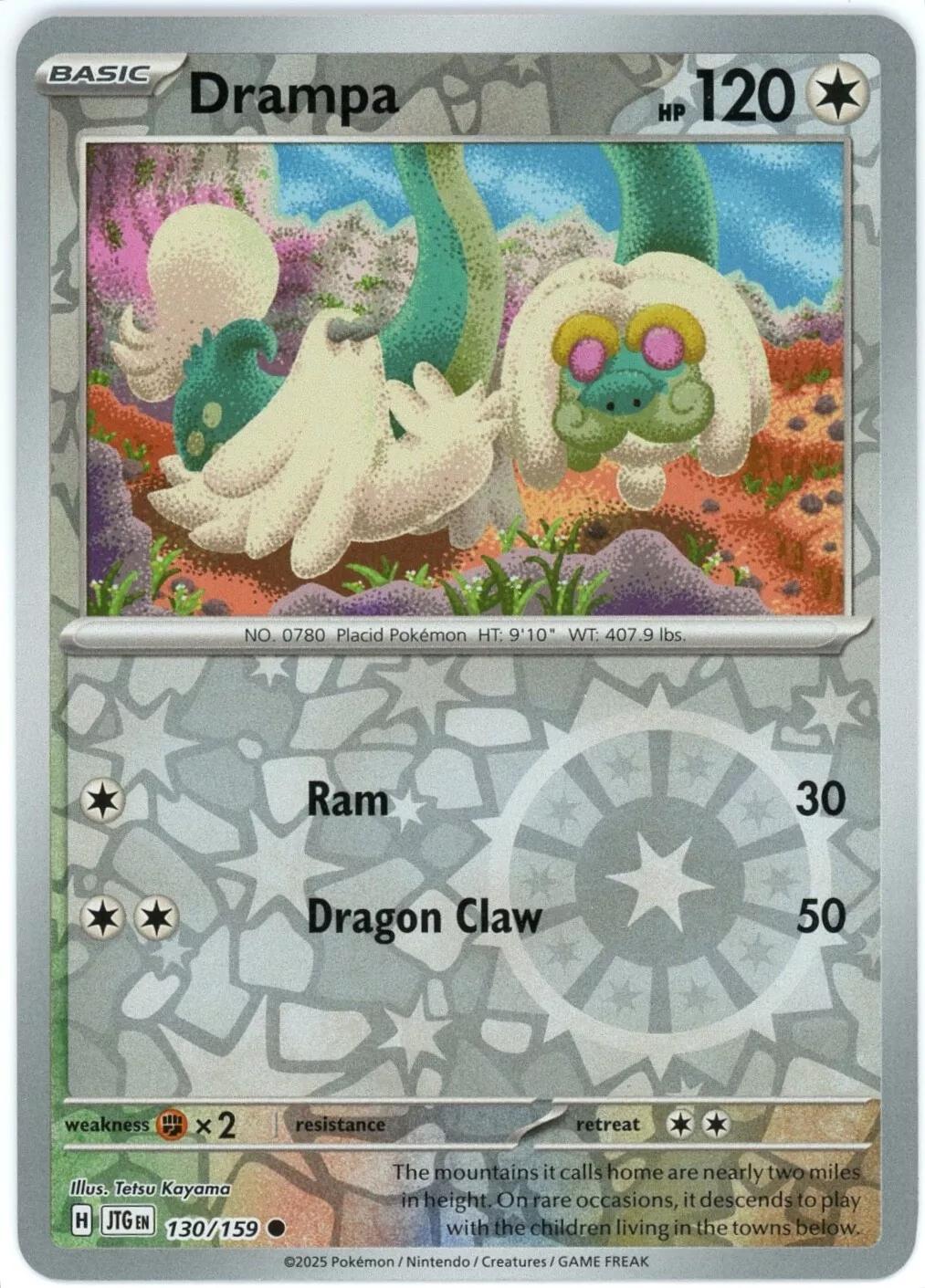 Drampa [JTG - 130/159] Reverse Holofoil
