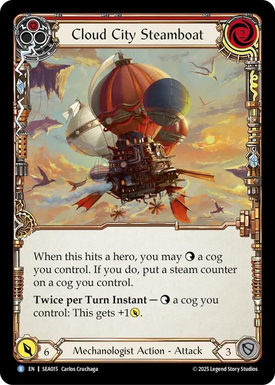 Cloud City Steamboat (Red) [ - SEA015]