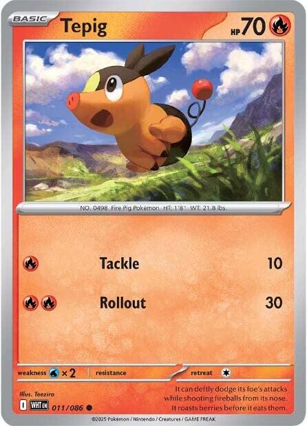 Tepig [WHT - 011/086]