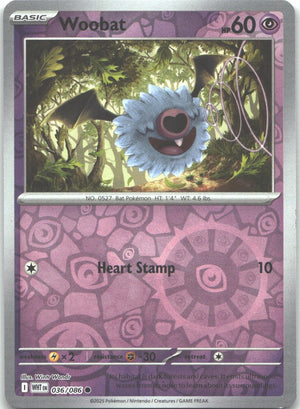 Woobat [WHT - 036/086] Reverse Holofoil