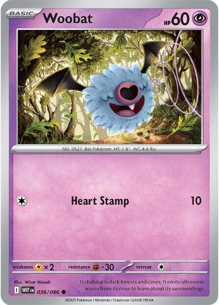Woobat [WHT - 036/086]
