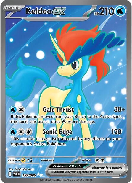Keldeo ex [WHT - 159/086]