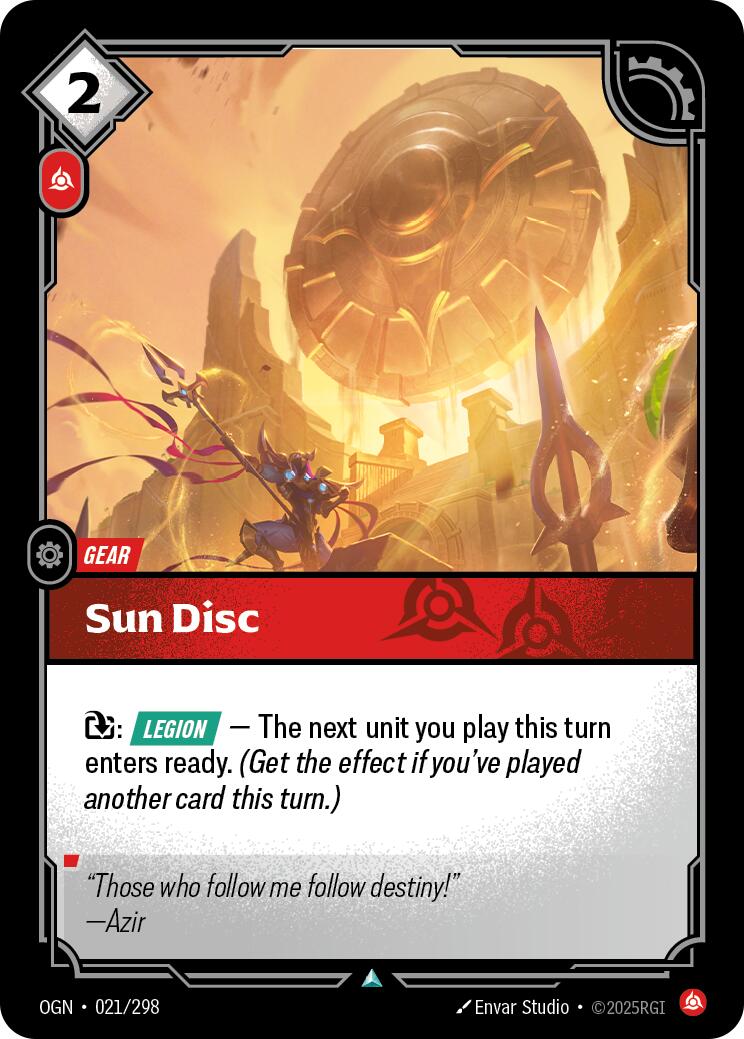 Sun Disc [OGN - 021/298]