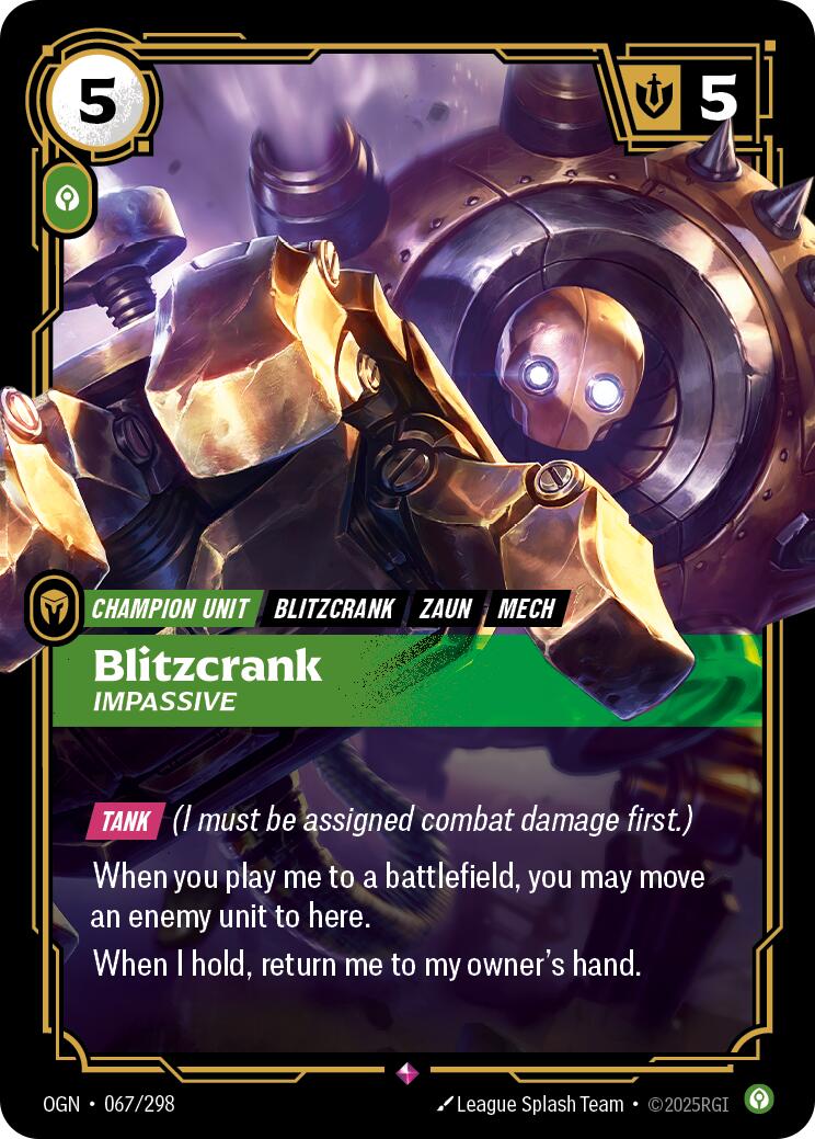 Blitzcrank - Impassive [OGN - 067/298]