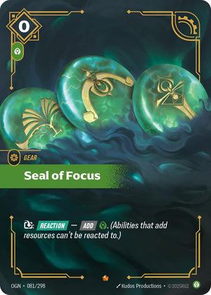 Seal of Focus [OGN - 081/298]