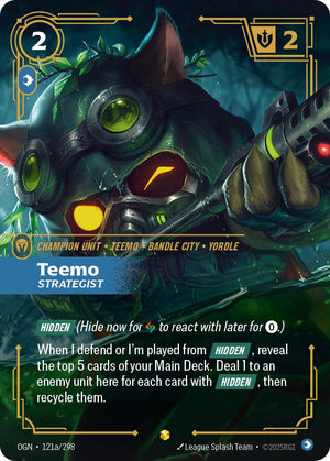 Teemo - Strategist (Alternate Art) [OGN - 121a/298]