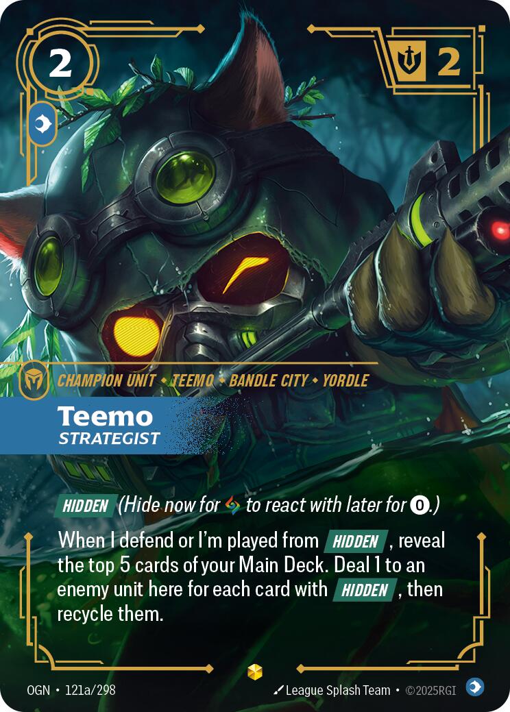 Teemo - Strategist (Alternate Art) [OGN - 121a/298]