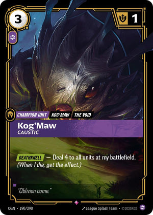 Kog'Maw - Caustic [OGN - 190/298]