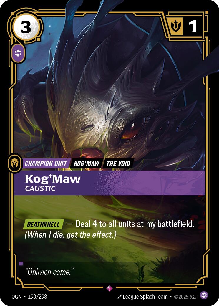 Kog'Maw - Caustic [OGN - 190/298]
