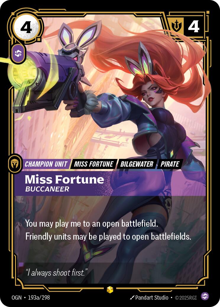 Miss Fortune - Buccaneer (Alternate Art) [OGN - 193a/298]