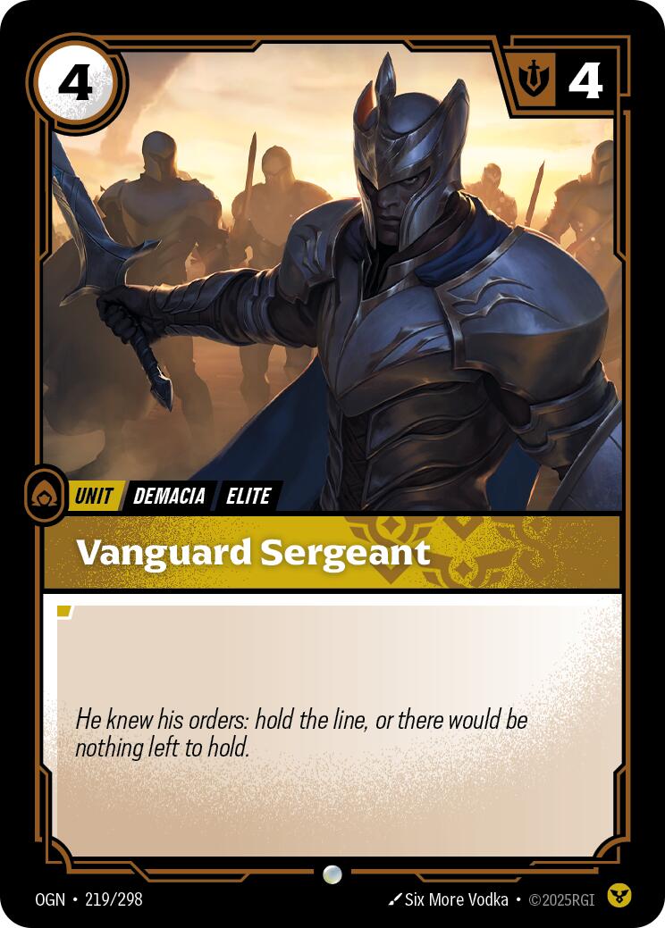 Vanguard Sergeant [OGN - 219/298]