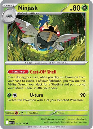 Ninjask - 017/132 [MEG - 017/132]