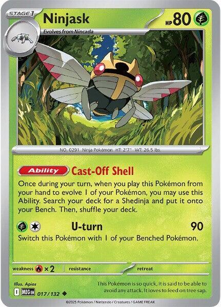Ninjask - 017/132 [MEG - 017/132]