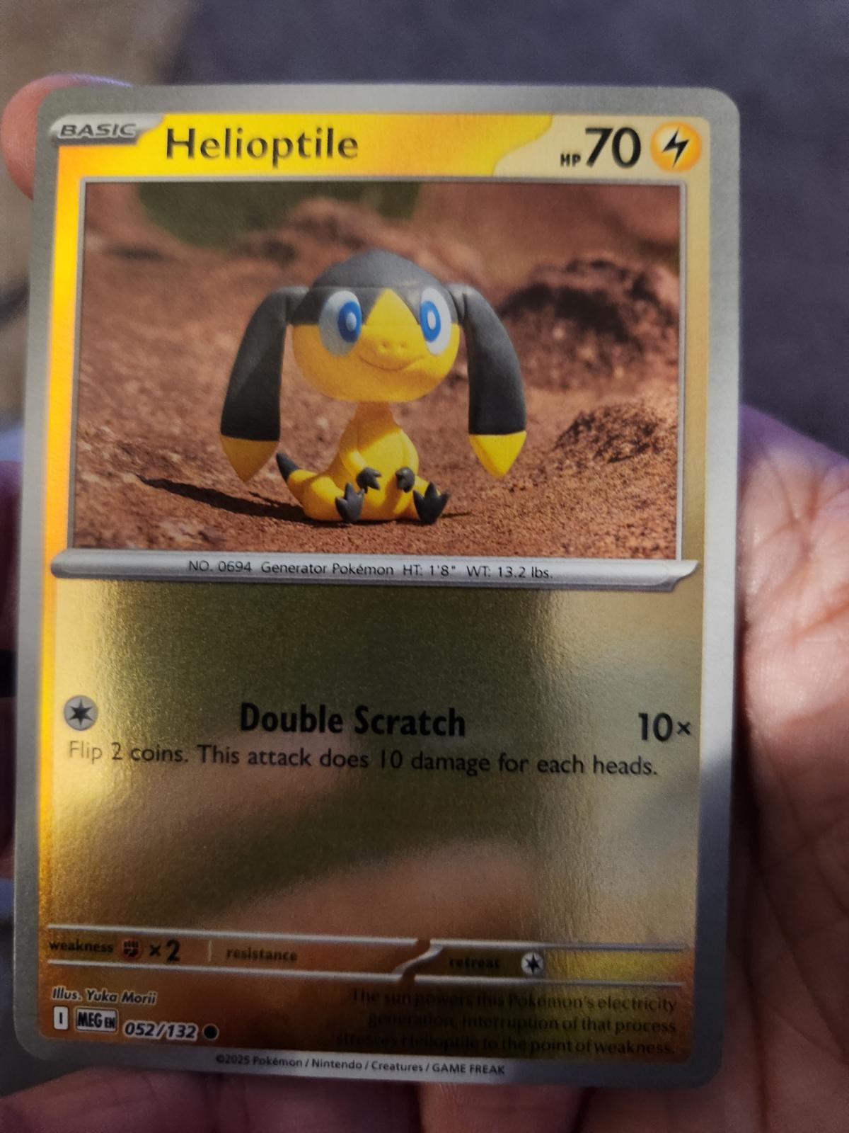 Helioptile - 052/132 [MEG - 052/132] Non- Foil