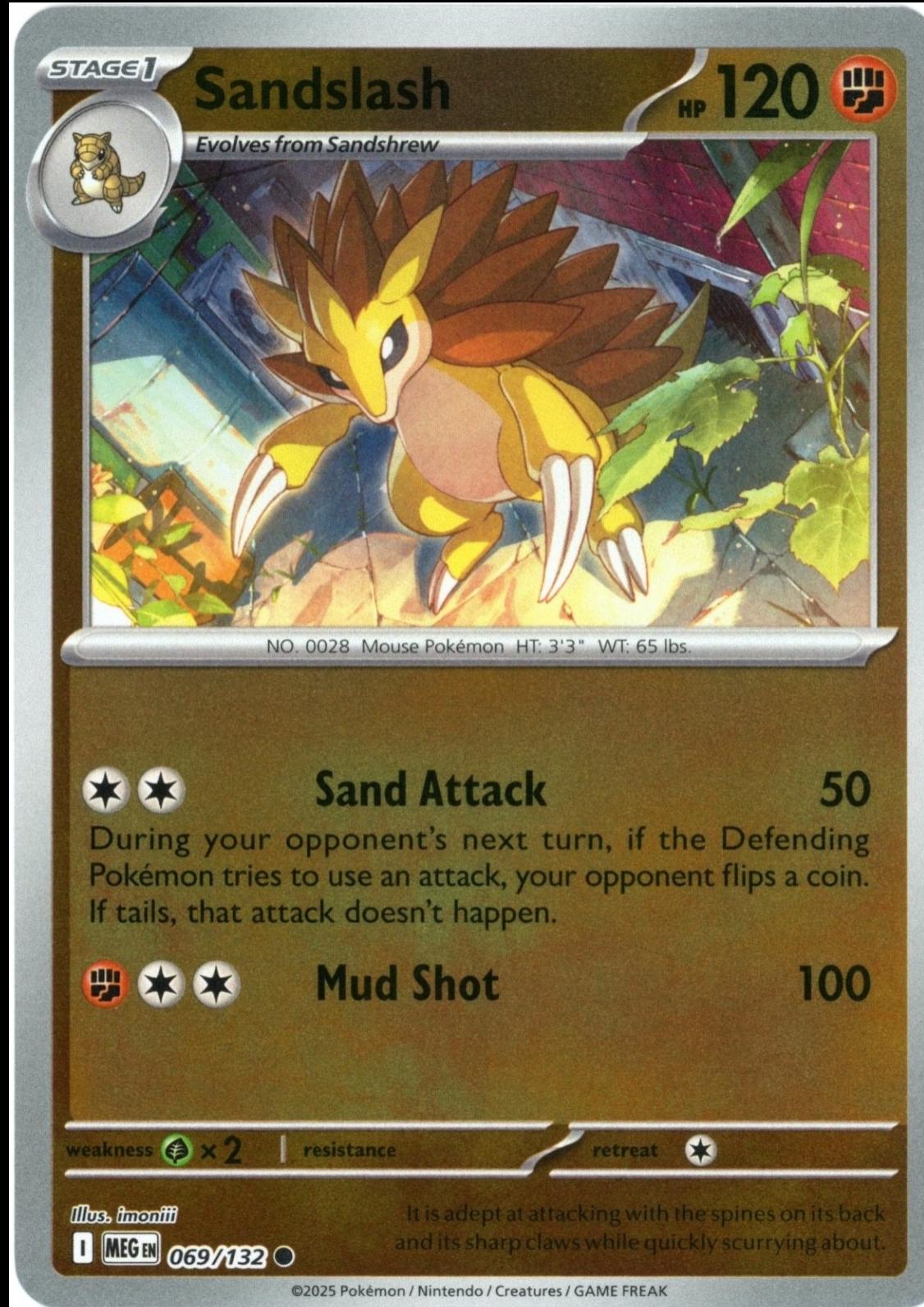 Sandslash [MEG - 069/132] Non- Foil