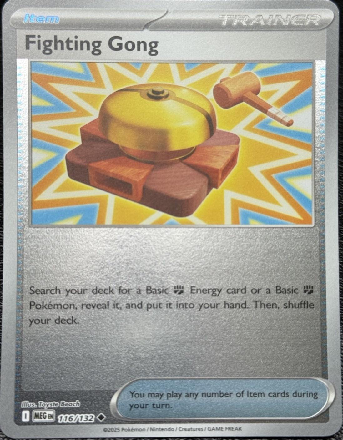 Fighting Gong - 116/132 [MEG - 116/132] Reverse Holofoil