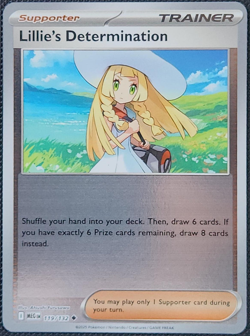 Lillie's Determination - 119/132 [MEG - 119/132] Non- Foil