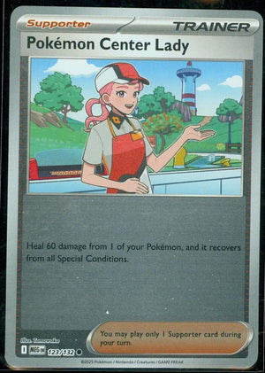 Pokemon Center Lady [MEG - 123/132] Reverse Holofoil