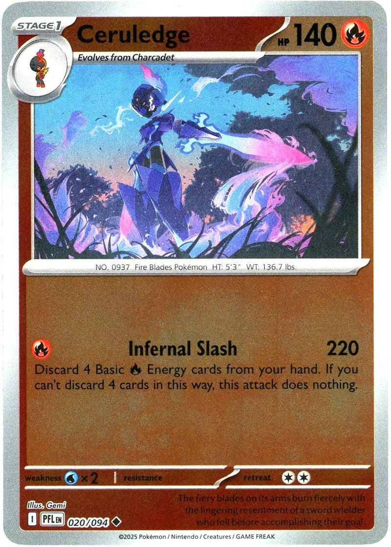Ceruledge [PFL - 020/094] Non- Foil