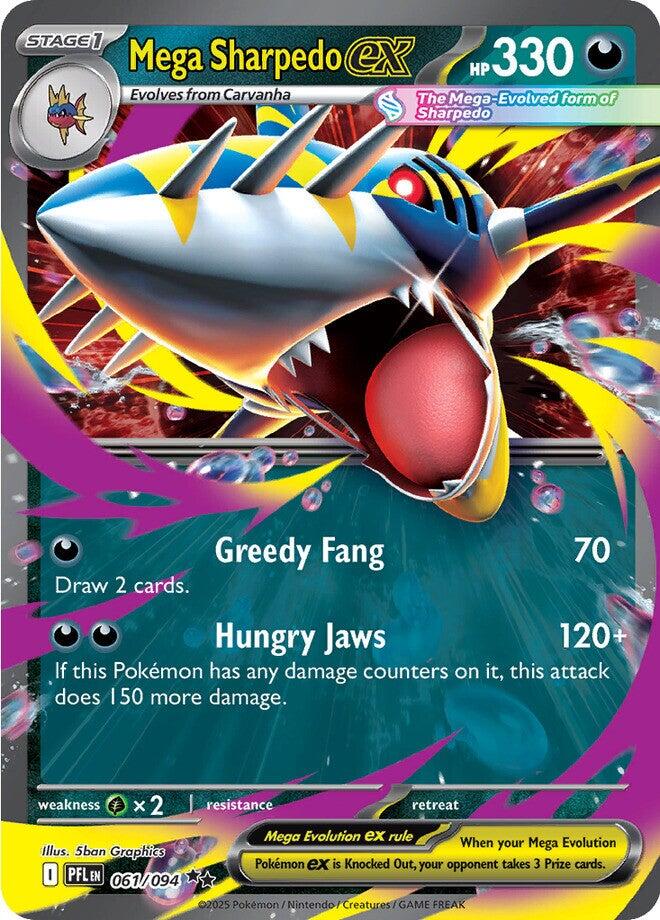 Mega Sharpedo ex - 061/094 [PFL - 061/094]