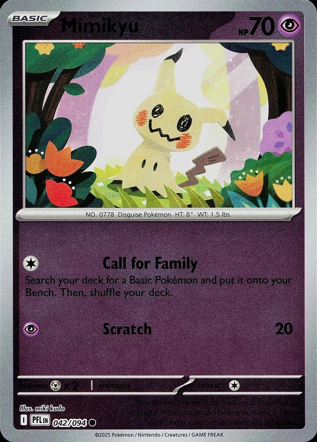 Mimikyu [PFL - 042/094] Reverse Holofoil