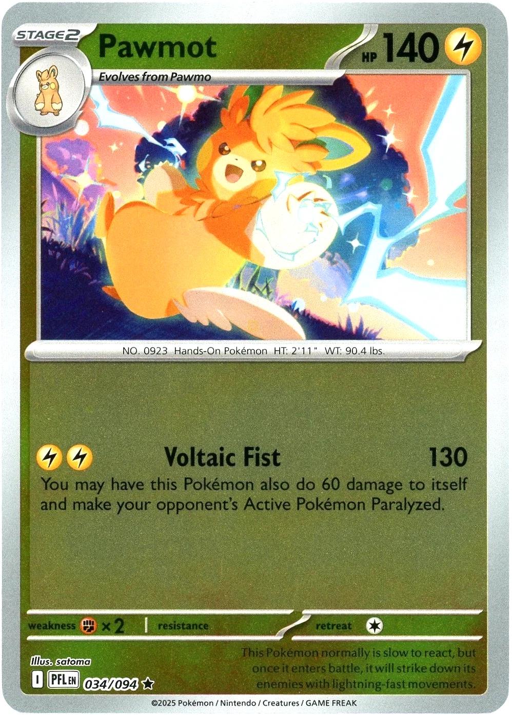 Pawmot [PFL - 034/094] Holofoil