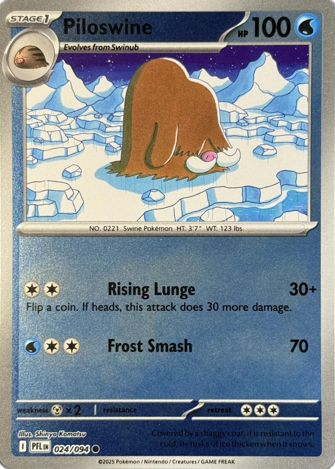 Piloswine [PFL - 024/094] Non- Foil