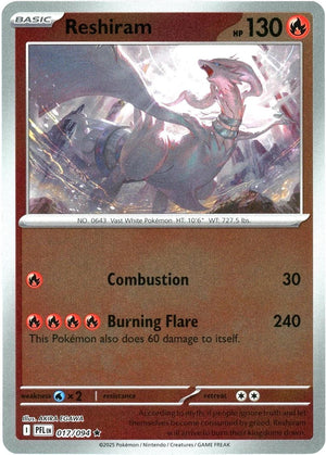Reshiram [PFL - 017/094] Holofoil