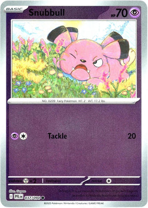 Snubbull [PFL - 037/094] Reverse Holofoil
