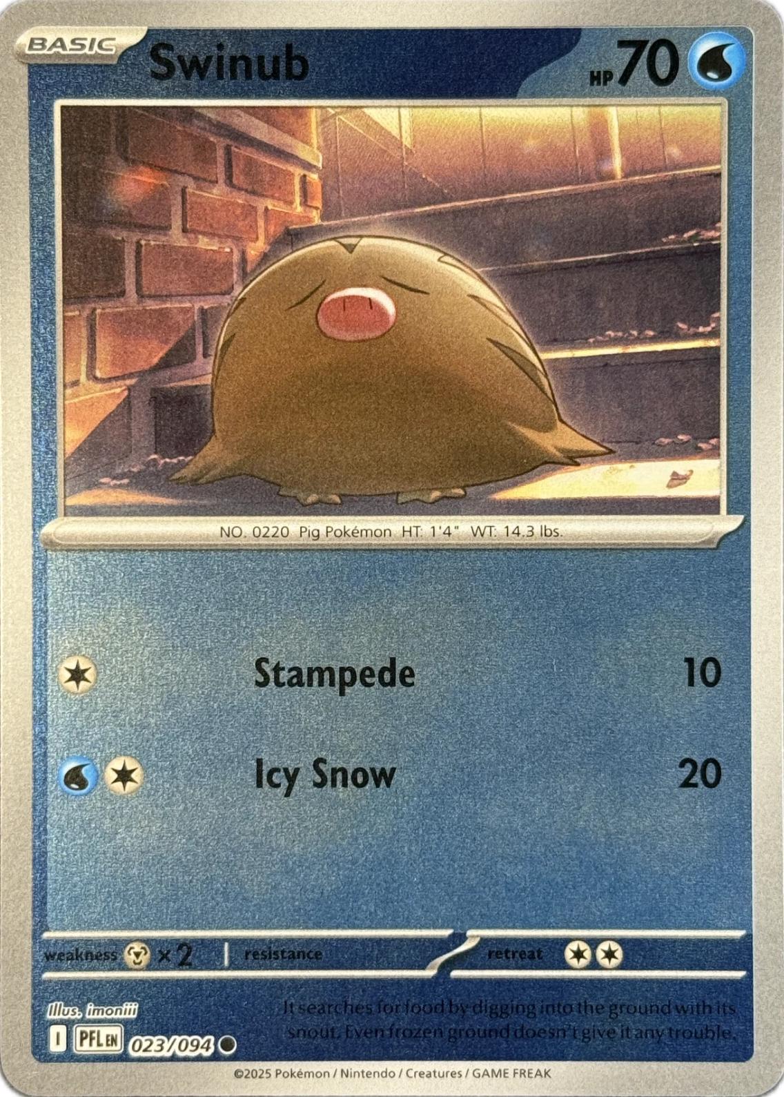 Swinub [PFL - 023/094] Non- Foil