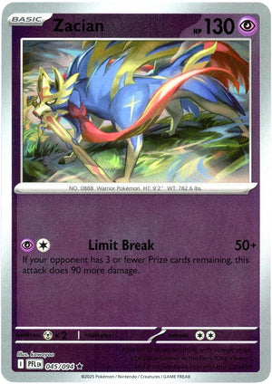 Zacian - 045/094 [PFL - 045/094] Holofoil