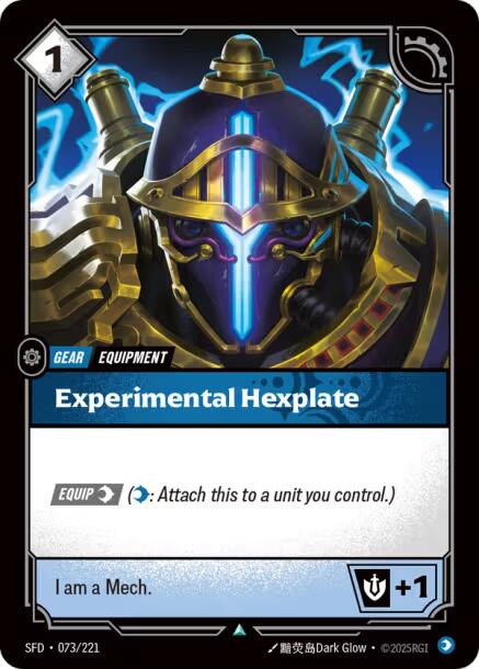 Experimental Hexplate [SPF - 073/221]