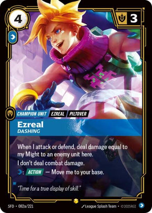 Ezreal - Dashing (Alternate Art) [SPF - 082a/221]