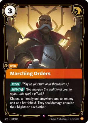 Marching Orders [SFD - 114/221]