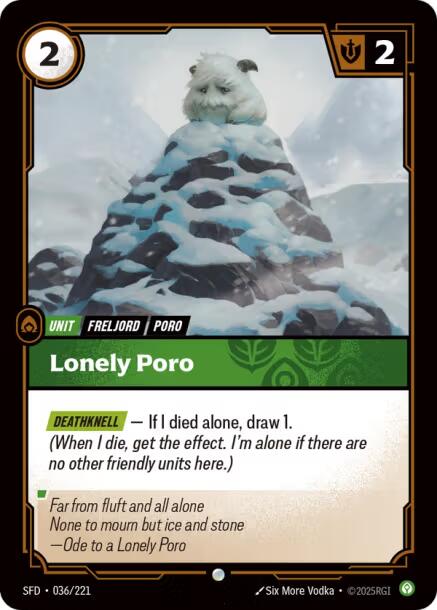 Lonely Poro [SPF - 036/221]
