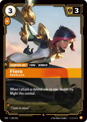 Fiora - Peerless [SFD - 110/221]