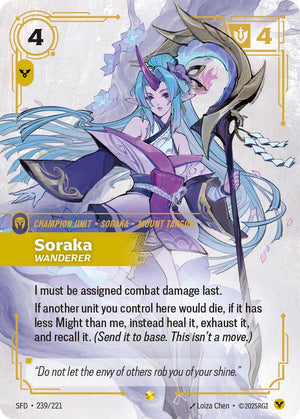 Soraka - Wanderer (Overnumbered) [SPF - 239/221]