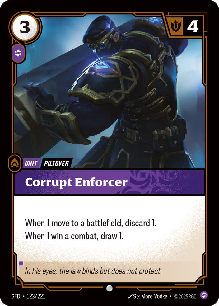 Corrupt Enforcer [SFD - 123/221]
