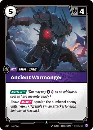 Ancient Warmonger [SPF - 131/221]