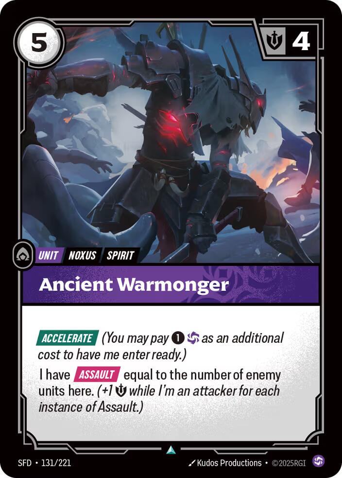 Ancient Warmonger [SPF - 131/221]