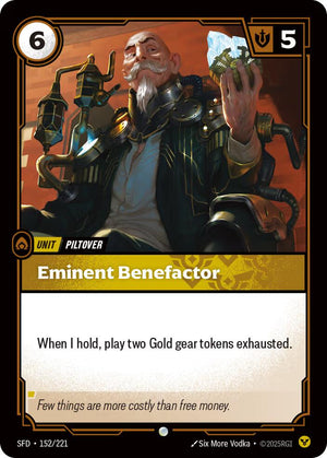Eminent Benefactor [SPF - 152/221]