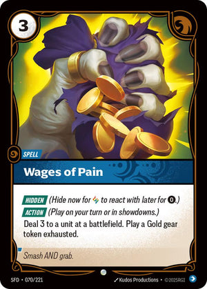 Wages of Pain [SPF - 070/221]