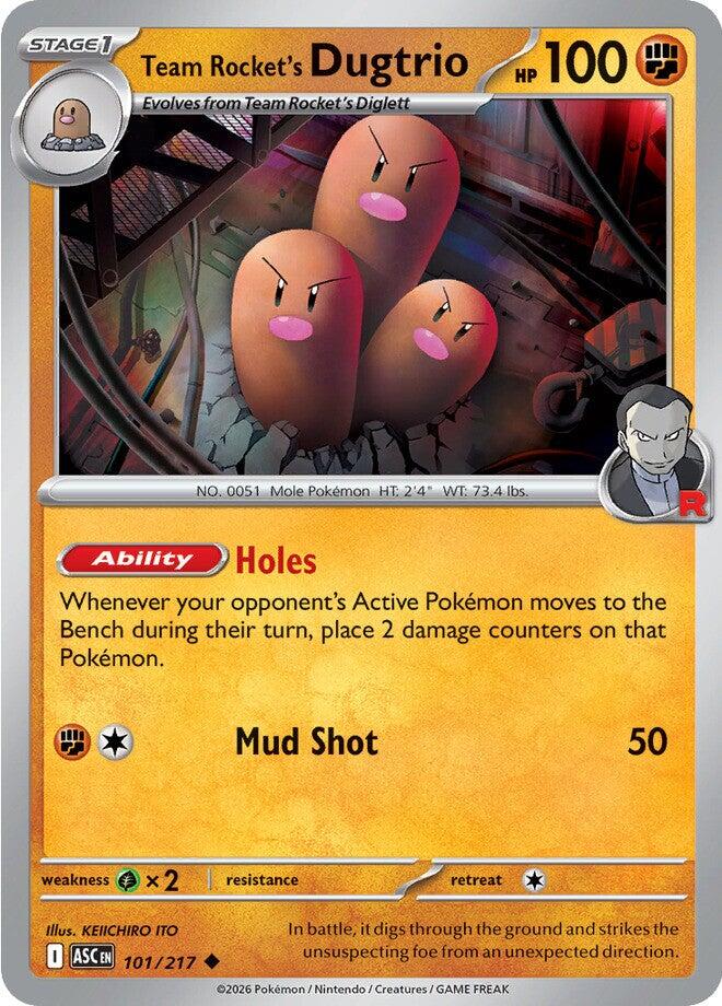 Team Rocket's Dugtrio - 101/217 [ASC - 101/217]