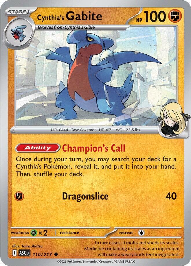 Cynthia's Gabite [ASC - 110/217]