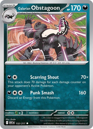 Galarian Obstagoon - 132/217 [ASC - 132/217]